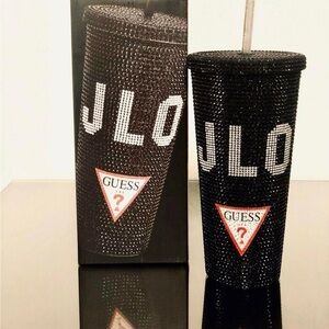 Jennifer Lopez J Lo Bedazzled
Rhinestone Guess Cup black